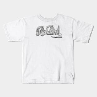 stonehenge drawing Kids T-Shirt